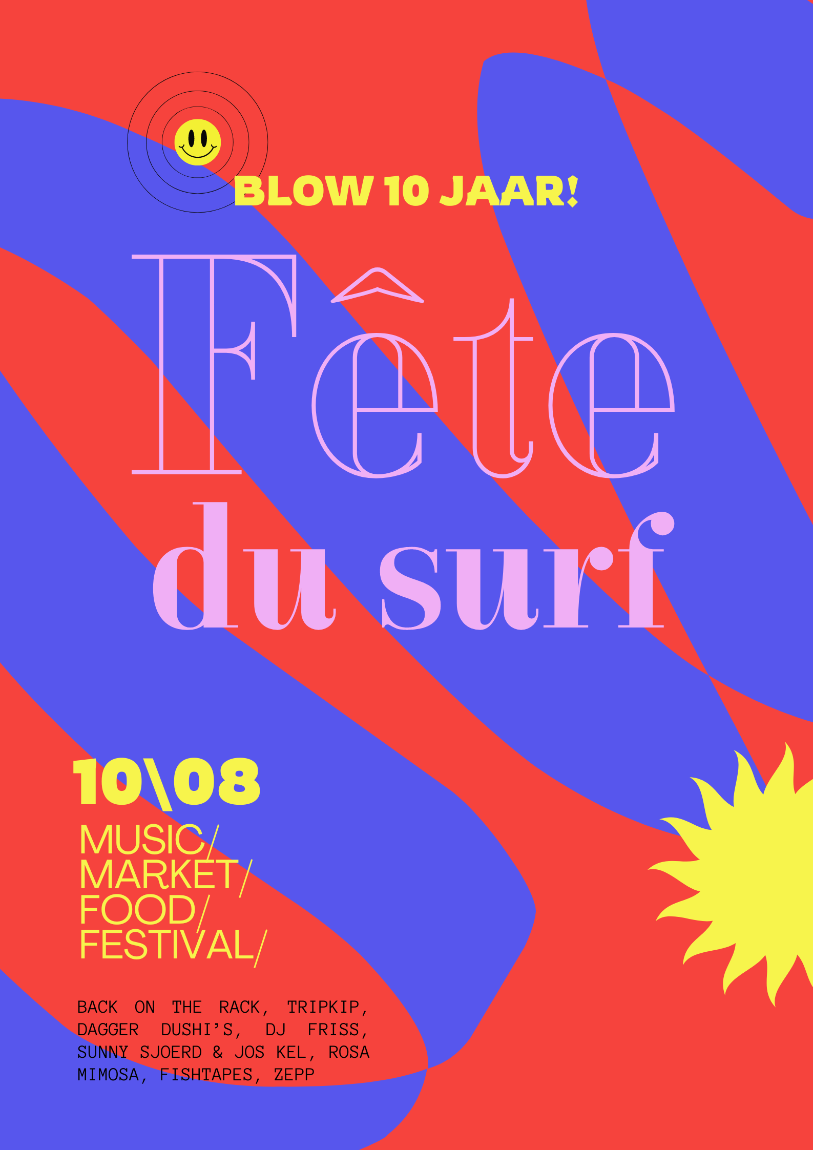 Fête Du Surf Poster